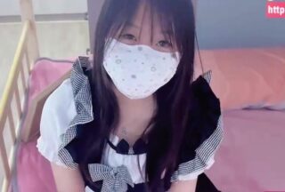 While helping to deliver something to her sister, she accidentally caught her roommate masturbating and pinning her down on the bed, violently penetrating her.