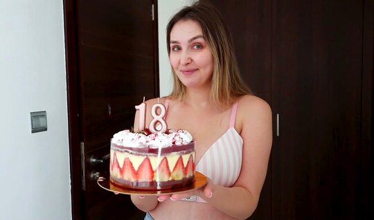 Mom'S Stepson Congratulated Her Birthday And Gave Sex