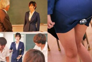 AVSA-306 Sexual Desire Processing Meat Urinal Class – Mio Kimishima, a slutty beautiful female teacher who leads a cock while scattering male essence in an obscene class that is said to be for rehabilitation.