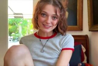 Young cutie caresses a dick perfectly in close-up video