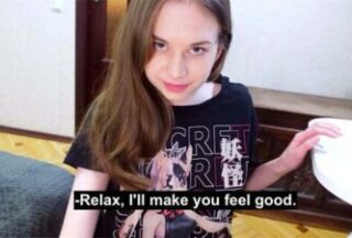 Russian depraved neighbor wanted to try the guy’s dick