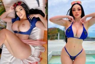 Beauty with big tits wants to fuck after the pool