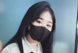 Newly married super young kindergarten teacher cheats on her for the first time, cums all over her pussy in the best toilet