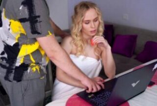 A guy with a strong dick helped a Russian chick relax