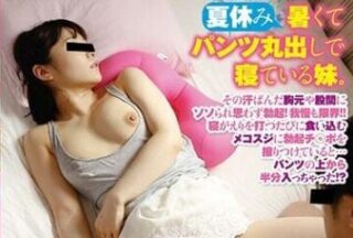 GS-203 It’S Hot And My Sister Is Sleeping With Her Panties Exposed