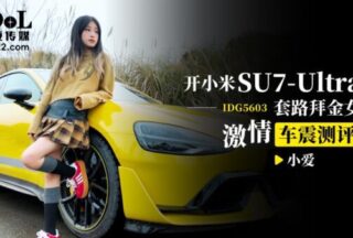 IDG5603 Passionate car vibration evaluation of a money-worshiping girl driving Xiaomi SU7