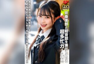 EROFV-320 A Super Busy Girl Who Is A Member Of Both The Brass Band And The Light Music Club!! A Powerful Girl Who Has Sex With Various Men In Between Club Activities And Gets A Massive Creampie!!