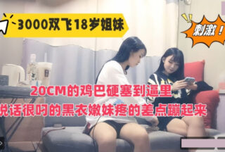 Threesome with 18 year old sisters, 20cm cock forced into pussy