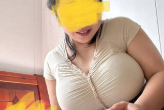 The good family big breasts girl who comes to the house for massage has a G cup and will spray water