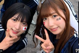 VRNC-058 Goal! A Secret Offside Outside The Stadium With Beautiful Supporters! [Miyu/Yumi/Rei/Rin] Ver. Miyu & Yumi