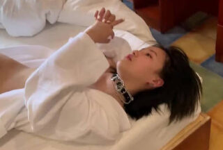 The contrasting bitch was trained by the scumbag in the hotel room-Su Su