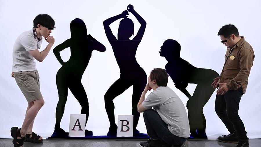 TLDC-035 Amateur Couple Silhouette Swapping