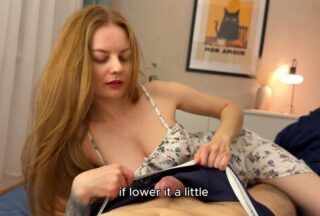 Got into a guy’s panties to suck in homemade porn