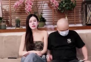 Banana Show xjx629 Thief breaks into house and finds wife in black stockings, blindfolded, and casual clothes, husband violently rapes her.