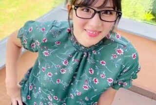 Open-air masturbation on a balcony, female on top riding position – MISSCAT